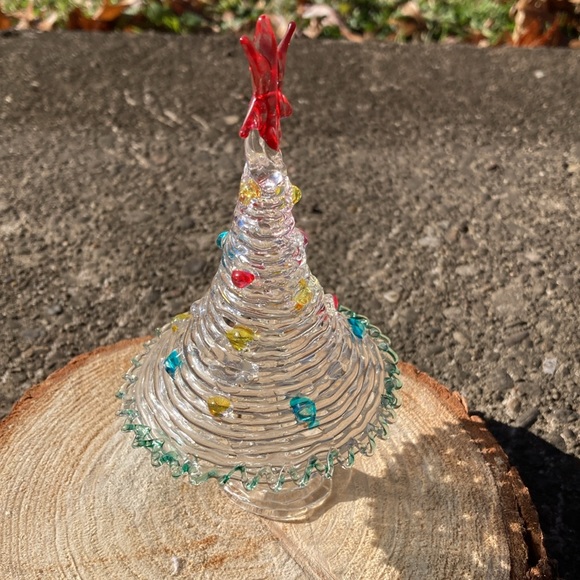 Vintage Hand blown glass tree - Picture 6 of 11